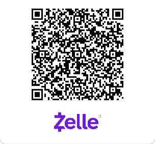 Zelle QR code for donations